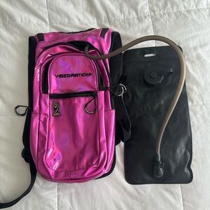 Vibedration Pink Hydration Backpack